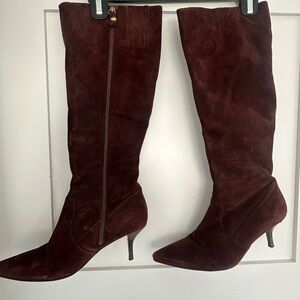 Brown Suede Boots